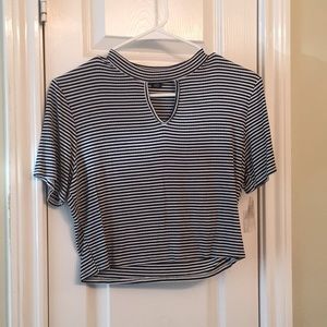 Striped Crop top